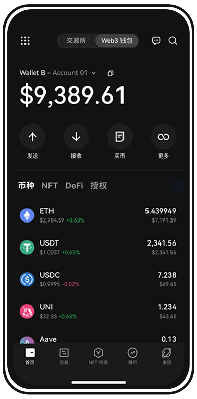 o意交易所注册页面展示